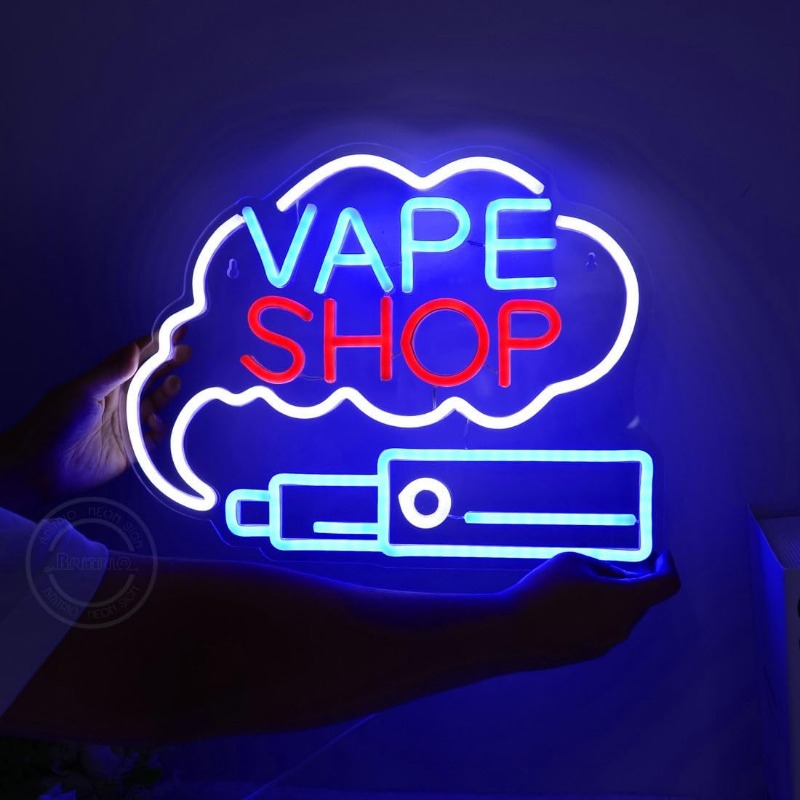 Vaping Store - LED VAPE SHOP 연기 네온 사인
