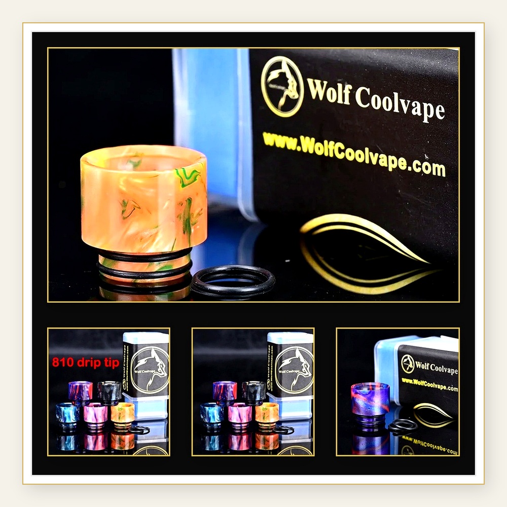 Drip Tip Resin - Wolfcoolvape 810 드립 팁 - RDA/RTA