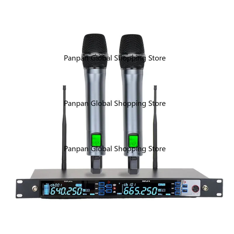 Shure Mic Sm58 - 무선 마이크 시스템, 2채널 2x100 UHF