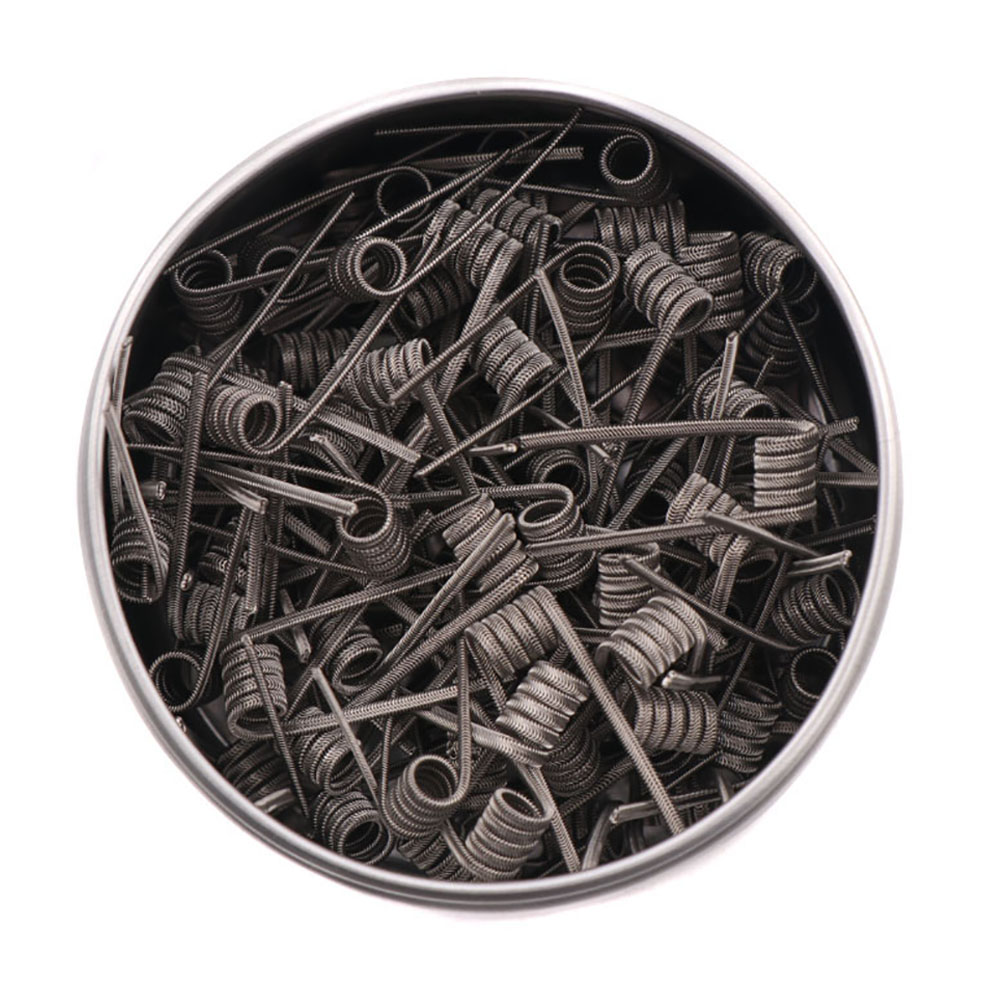새로운 XFKM 100PCS/box NI80/A1/SS - Clapton Wire Pre Built 리뷰 및 가격