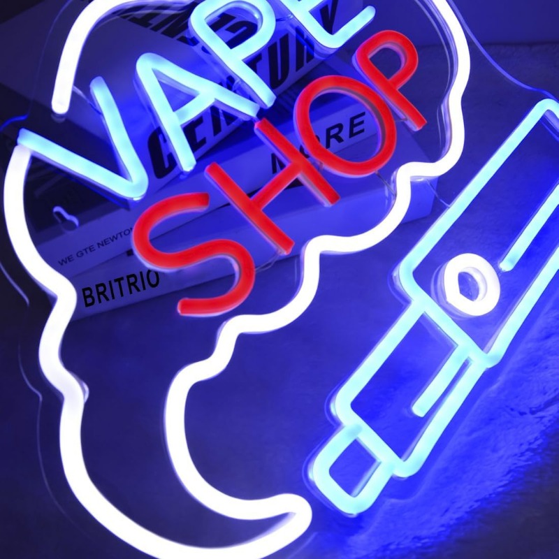 LED VAPE SHOP 연기 네온 사인 시가 매장 창 - Vaping Store 리뷰 및 가격