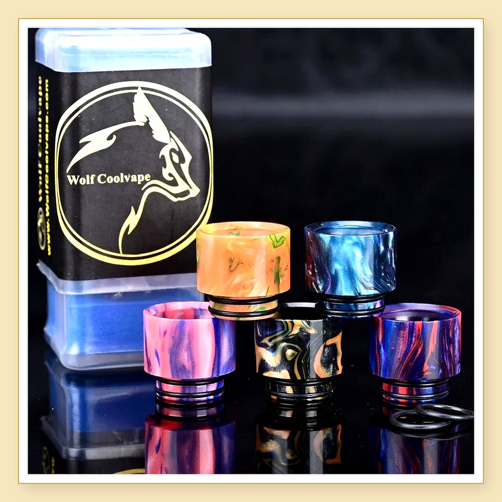 Wolfcoolvape 810 드립 팁 - RDA/RT - Drip Tip Resin 리뷰 및 가격