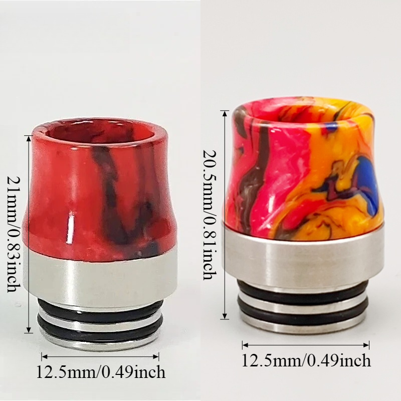 1PC/2PCS 810 드립 팁 스테인레스 스틸 레진  - Drip Tip Resin 리뷰 및 가격