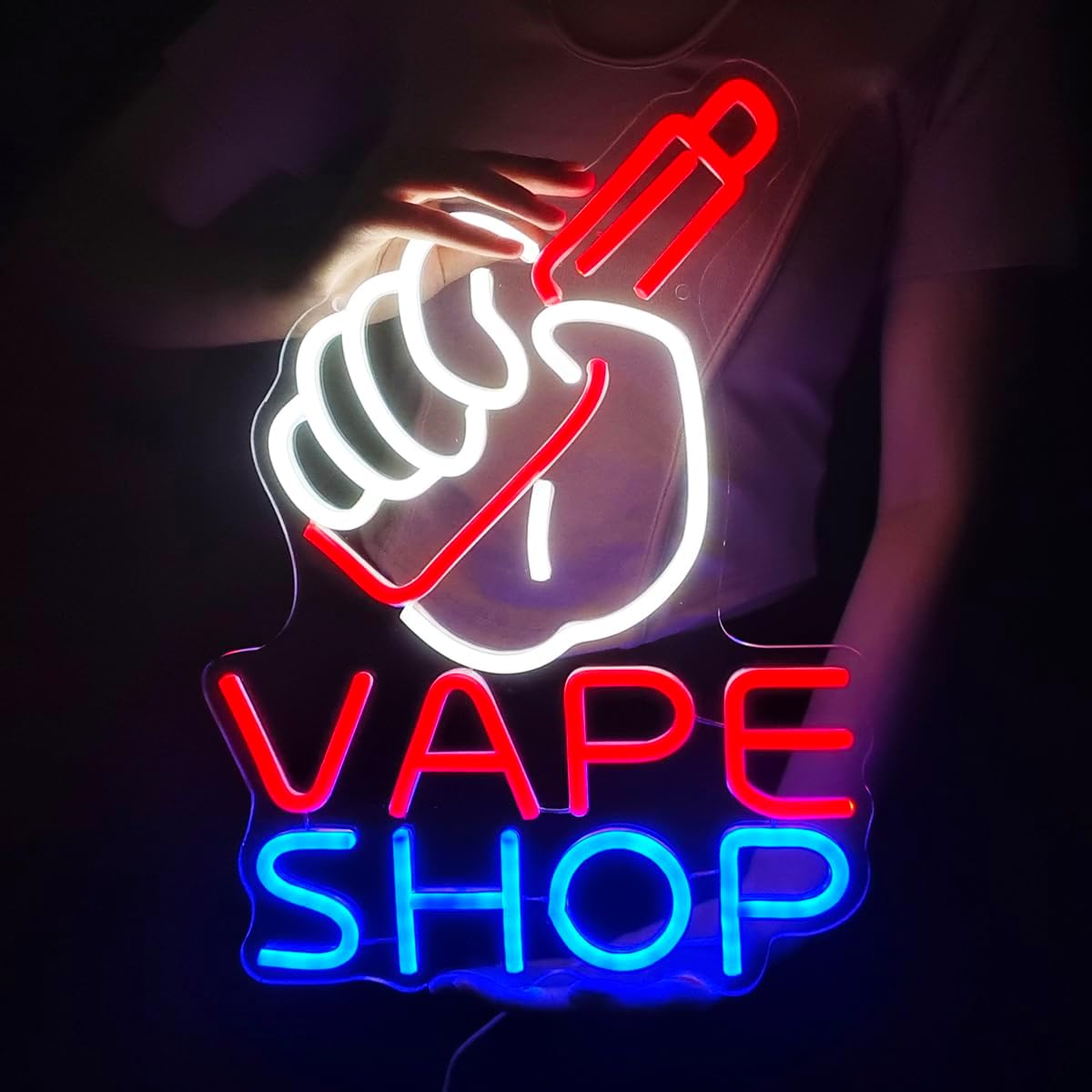 베이프샵 네온사인, 스모크샵 LED 조명, 전자담배 사 - Vaping Store 리뷰 및 가격