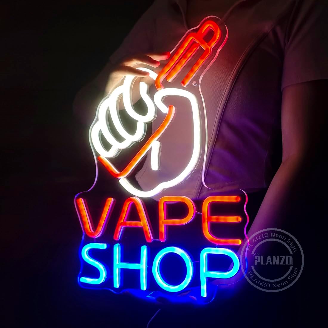 베이프샵 네온사인, 스모크샵 LED 조명, 전자담배 사 - Vaping Store 리뷰 및 가격