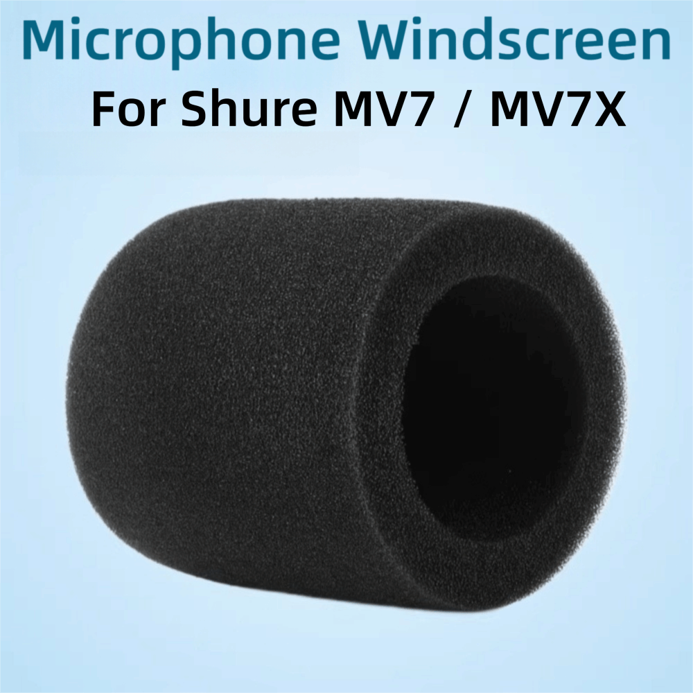 교체용 마이크 윈드스크린 커버 플록드 스폰지 폼 방풍  - Shure Mic Mv7 리뷰 및 가격