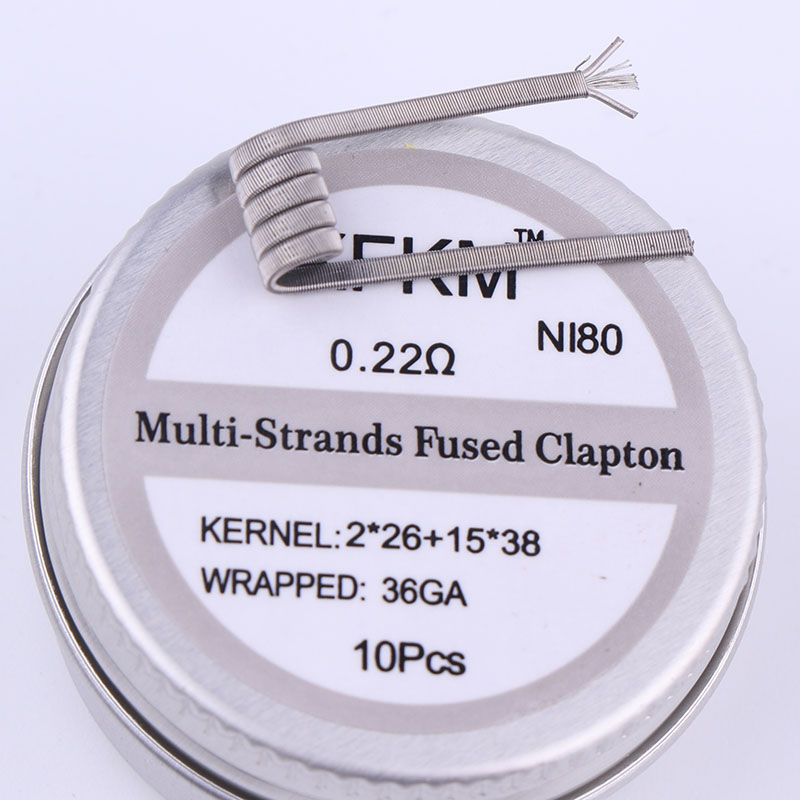 새로운 XFKM 10 개/상자 NI80 고밀도 Clap - Clapton Wire Pre Built 리뷰 및 가격