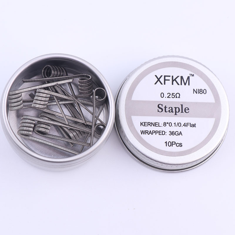 새로운 XFKM 10 개/상자 NI80 고밀도 Clap - Clapton Wire Pre Built 리뷰 및 가격