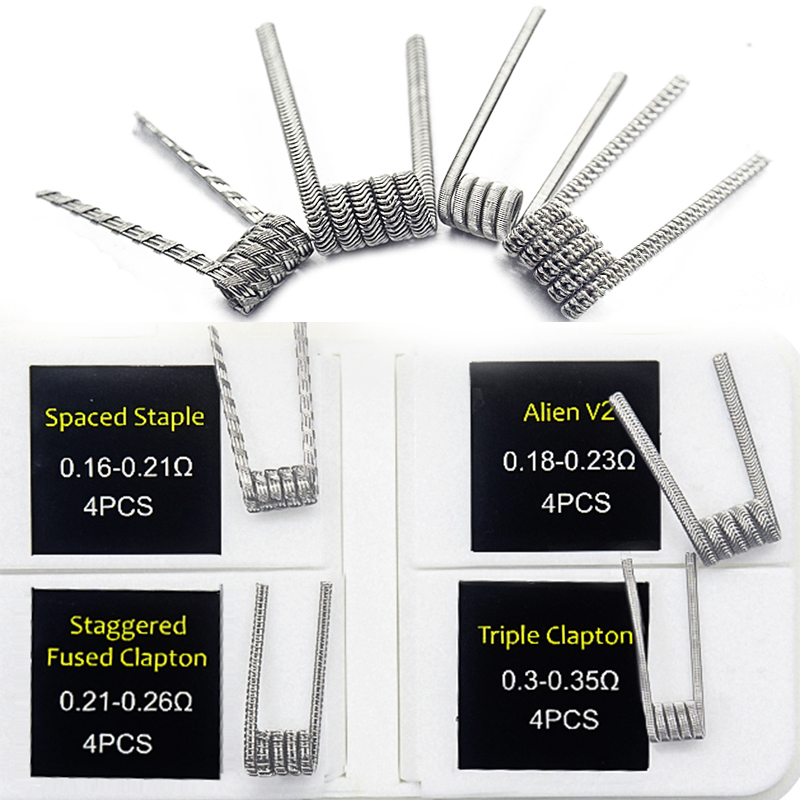 16pcs NI80 퓨전 클랩톤 사전 제작 코일(간격  - Clapton Wire Pre Built 리뷰 및 가격