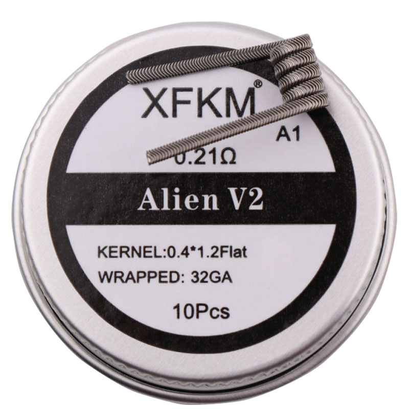 새로운 XFKM NI80/A1/SS316L 10 개/몫 - Clapton Wire Pre Built 리뷰 및 가격